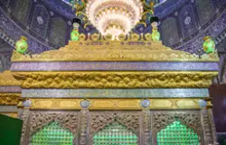 عکس زیبا از ضریح بازسازی شده و جدید حرم عسکریین