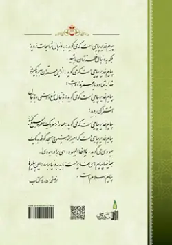 طرح باکیفیت از پشت جلد کتاب آموزه های ولایت ج 1