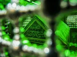 عکسی زیبا از ضریح و مرقد حبیب ابن مظاهر در کربلا