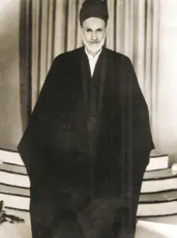 عکس مرحوم سید هاشم حداد در استودیوی کربلا