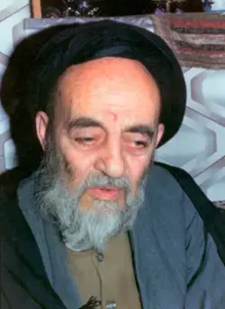 تصویر علامه طهرانی، صاحب تفسیر المیزان، در آخر عمر