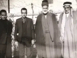 عکس قدیمی از مرحوم سید هاشم حداد در شهر کاظمین