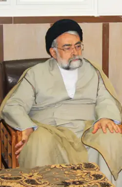 عکس با کیفیت از مرحوم سید محمد محسن طهرانی در جشن ازدواج فرزندش