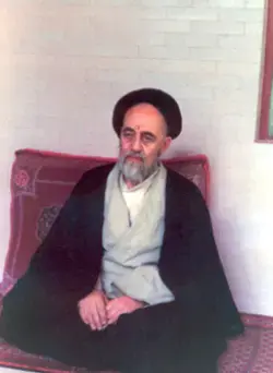 عکس علامه سید محمد حسین طباطبایی در اواخر عمر