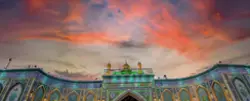 حرم حضرت عباس: عکس گنبد و مناره ها از نمای بیرون