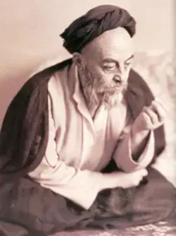 عکسی باکیفیت و کمیاب از علامه طباطبایی درحال تفکر